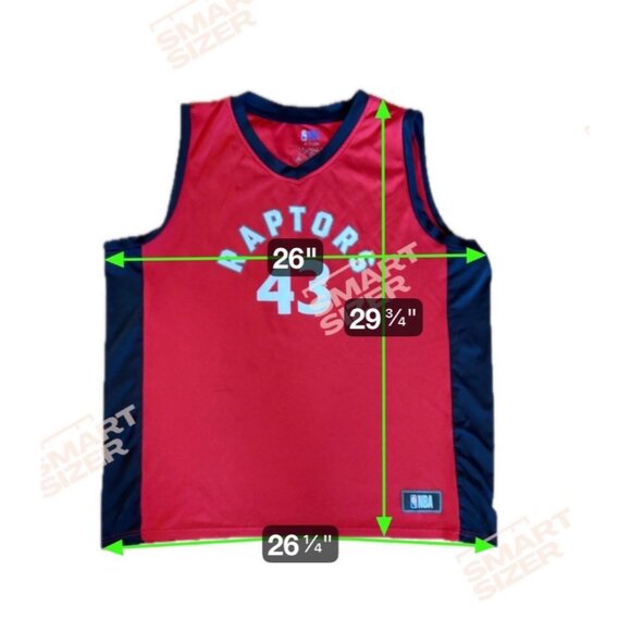 Toronto Raptors Jersey Pascal Siakam #43 Red NBA Basketball Youth XL - Picture 6 of 6